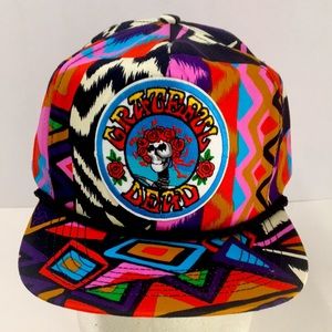 Vtg 90s Grateful Dead Retro San Sun SnapBack Hat